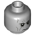LEGO Medium Stone Gray Ebony Maw Minifigure Head (Recessed Solid Stud) (3626 / 78657)