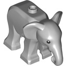 LEGO Gris Pierre Moyen Elephant Bébé (78001 / 79297)