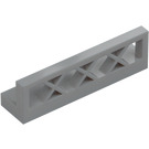 LEGO Medium Stone Gray Fence 1 x 4 x 1 Lattice (3633)