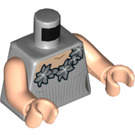 LEGO Medium stengrå Fleur Delacour med Grå Kjole Minifig Torso (973 / 76382)