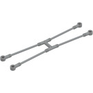 LEGO Medium Stone Gray Flexible Stretcher Holder with Four Holes (18390 / 30191)