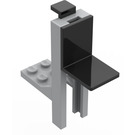 LEGO Medium Stone Gray Forklift 2 x 7 (Complete) Black Forks  (3430)