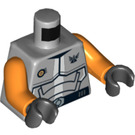 LEGO Medium Stone Gray Galaxy Squad Torso (973 / 76382)