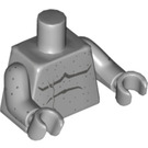 LEGO Mittleres Steingrau Gargoyle Minifig Torso mit Medium Stone Arme und Medium Stone Hände (973 / 88585)
