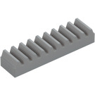 LEGO Medium Stone Gray Gear Rack 4 (3743 / 4296)