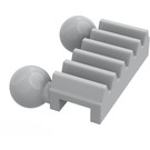 LEGO Mittleres Steingrau Ausrüstung Rack mit Zwei Ball Joints (6574)