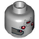 LEGO Medium Stone Gray Ghost Minifigure Head (Recessed Solid Stud) (3626)