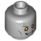 LEGO Mittleres Steingrau Gorr Minifigure Kopf (Einbau-Vollbolzen) (3626 / 90497)