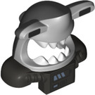 LEGO Mittleres Steingrau Hammerhead Hai Maske (34002)