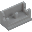 LEGO Medium Stone Gray Hinge 1 x 2 Base (3937)