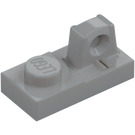 LEGO Medium steengrijs Scharnier Plaat 1 x 2 Vergrendelings met Single Finger aan Top (30383 / 53922)