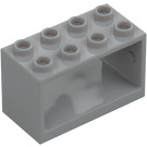 LEGO Średni kamienny szary Wąż gumowy Reel 2 x 4 x 2 Uchwyt (4209)