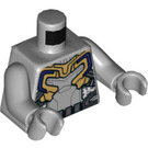 LEGO Gris piedra medio Hydra Henchman con Chitauri Armadura Minifigura Torso (973 / 76382)