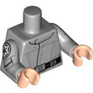 LEGO Gris pierre moyen Imperial Crewmember Minifig Torse (973 / 88585)