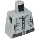 LEGO Medium Stone Gray Irina Spalko Torso without Arms (973)