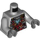 LEGO Medium Stone Gray Ironheart (MK1) Minifig Torso (973 / 76382)