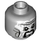 LEGO Mittleres Steingrau Killow Minifigure Kopf (Einbau-Vollbolzen) (3626 / 37412)