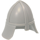 LEGO Medium Stone Gray Knights Helmet with Neck Protector (3844 / 15606)