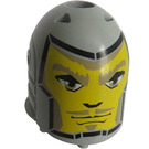 LEGO Medium Stone Gray Large Figure Head of Danju (48819)