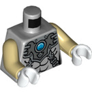 LEGO Medium Steengrijs Laval - Heavy Armor Minifig Torso (973 / 76382)