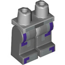 LEGO Mittleres Steingrau Llama Knight Minifigure Hüften und Beine (3815 / 74127)