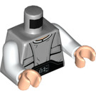 LEGO Mittleres Steingrau Lobot Torso (973 / 76382)