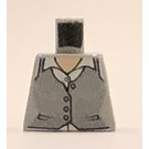 LEGO Medium Stone Gray Lois Lane Torso without Arms (973)