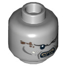 LEGO Medium Stone Gray Maccus Head (Safety Stud) (3626 / 98739)