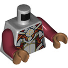 LEGO Mittleres Steingrau Makkari Minifig Torso (973 / 76382)