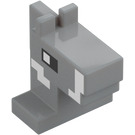 LEGO Medium Stone Gray Minecraft Horse Head with Donkey Face (25769 / 37579)