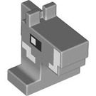 LEGO Medium Stone Gray Minecraft Horse Head with Donkey Face (25769 / 37579)