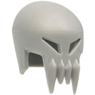 LEGO Medium Stone Gray Minifig Helmet Alien Skull with Fangs (85945)