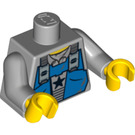 LEGO Medium stengrå Minifig Torso (973 / 76382)