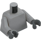 LEGO Gris Pierre Moyen Minifigurine Torse avec Dark stone Gris Mains (76382 / 88585)