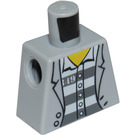 LEGO Medium Stone Gray Minifig Torso without Arms with Decoration (973)