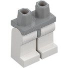 LEGO Medium steengrijs Minifiguur Heupen met Wit Poten (73200 / 88584)