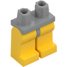 LEGO Mittleres Steingrau Minifigur Hüften mit Gelb Beine (73200 / 88584)