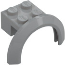 LEGO Medium Stone Gray Mudguard Brick 2 x 2 with Wheel Arch  (50745)