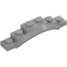 LEGO Medium Stone Gray Mudguard Plate 1 x 6 with Edge (4925 / 62361)