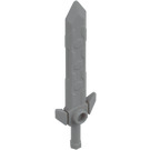 LEGO Medium Stone Gray Nexo Knights Sword with Gray (24108)