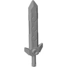 LEGO Medium Stone Gray Nexo Knights Sword with Gray (24108)