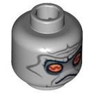 LEGO Medium Stone Gray Nute Gunray Head (Recessed Solid Stud) (3626 / 86442)