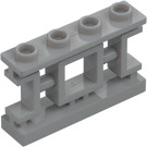 LEGO Medium Stone Gray Oriental Fence 1 x 4 x 2 (32932)