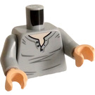 LEGO Gris piedra medio Owen Grady Minifigura Torso (973 / 76382)