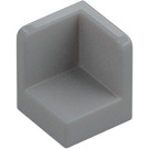 LEGO Medium Stone Gray Panel 1 x 1 Corner with Rounded Corners (6231)