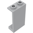 LEGO Medium Stone Gray Panel 1 x 2 x 3 without Side Supports, Hollow Studs (2362 / 30009)