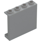 LEGO Grigio pietra medio Pannello 1 x 4 x 3 con supporti laterali, bottoncini cavi (35323 / 60581)