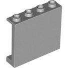 LEGO Medium Stone Gray Panel 1 x 4 x 3 with Side Supports, Hollow Studs (60581)