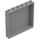 LEGO Grigio pietra medio Pannello 1 x 6 x 5 (35286 / 59349)