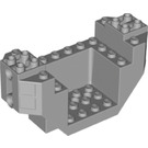 LEGO Gris pierre moyen Avion Bas 4 x 12 x 4 avec Trou (44665)